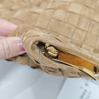 Bottega Veneta Alcantara Brown Satchel