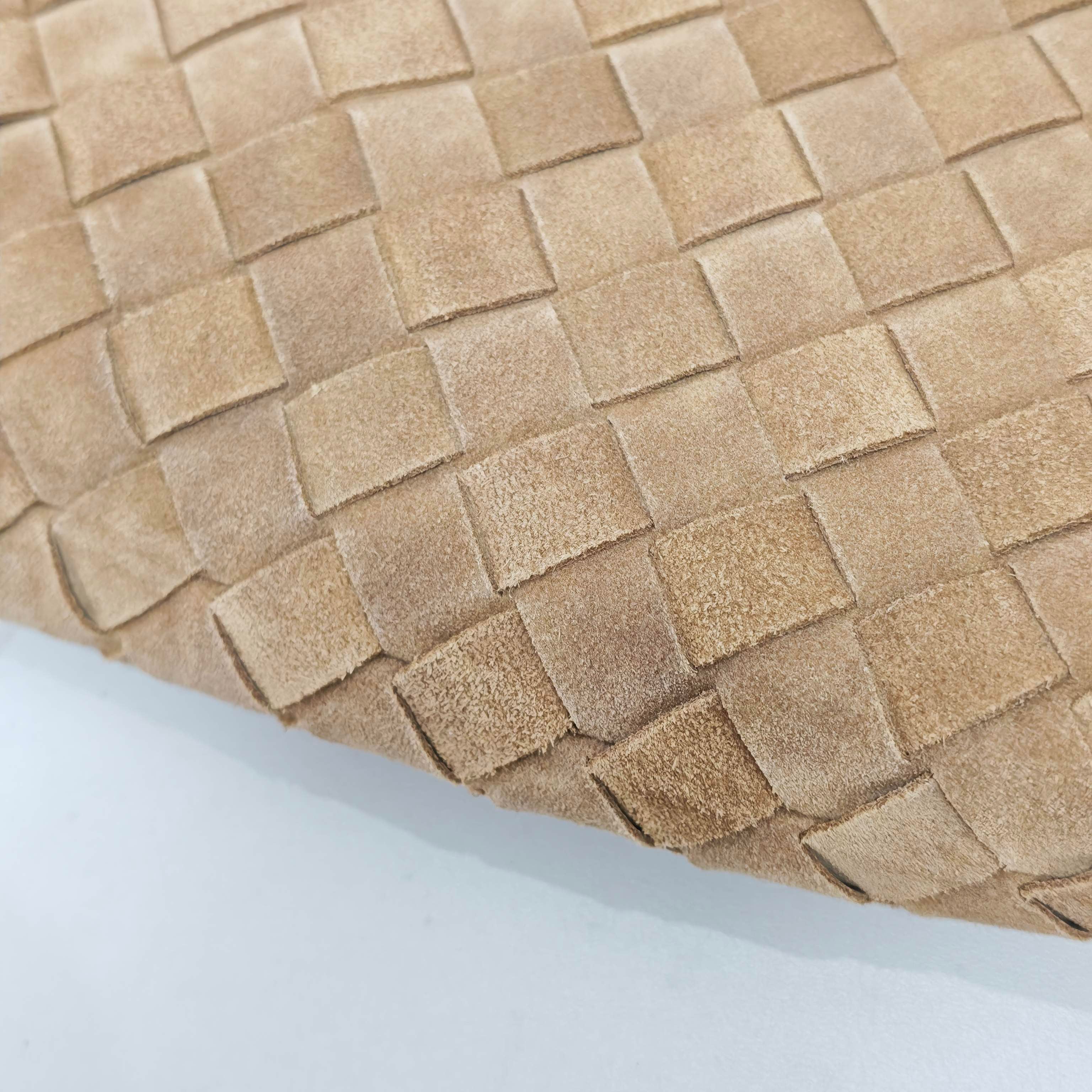 Bottega Veneta Alcantara Brown Satchel