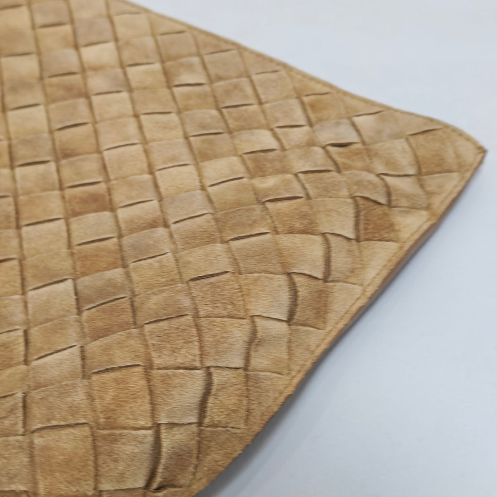 Bottega Veneta Alcantara Brown Satchel