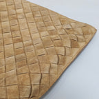 Bottega Veneta Alcantara Brown Satchel