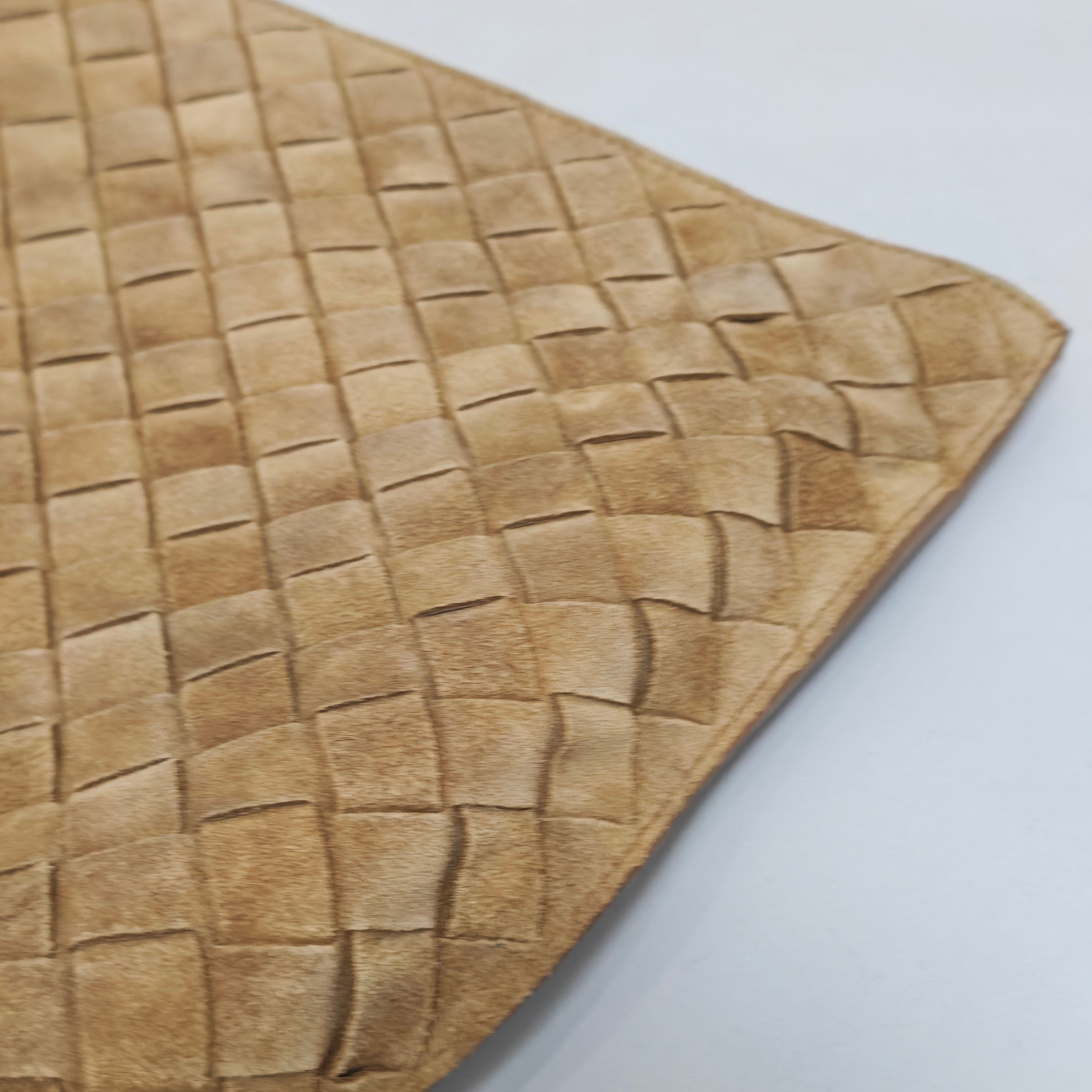 Bottega Veneta Alcantara Brown Satchel