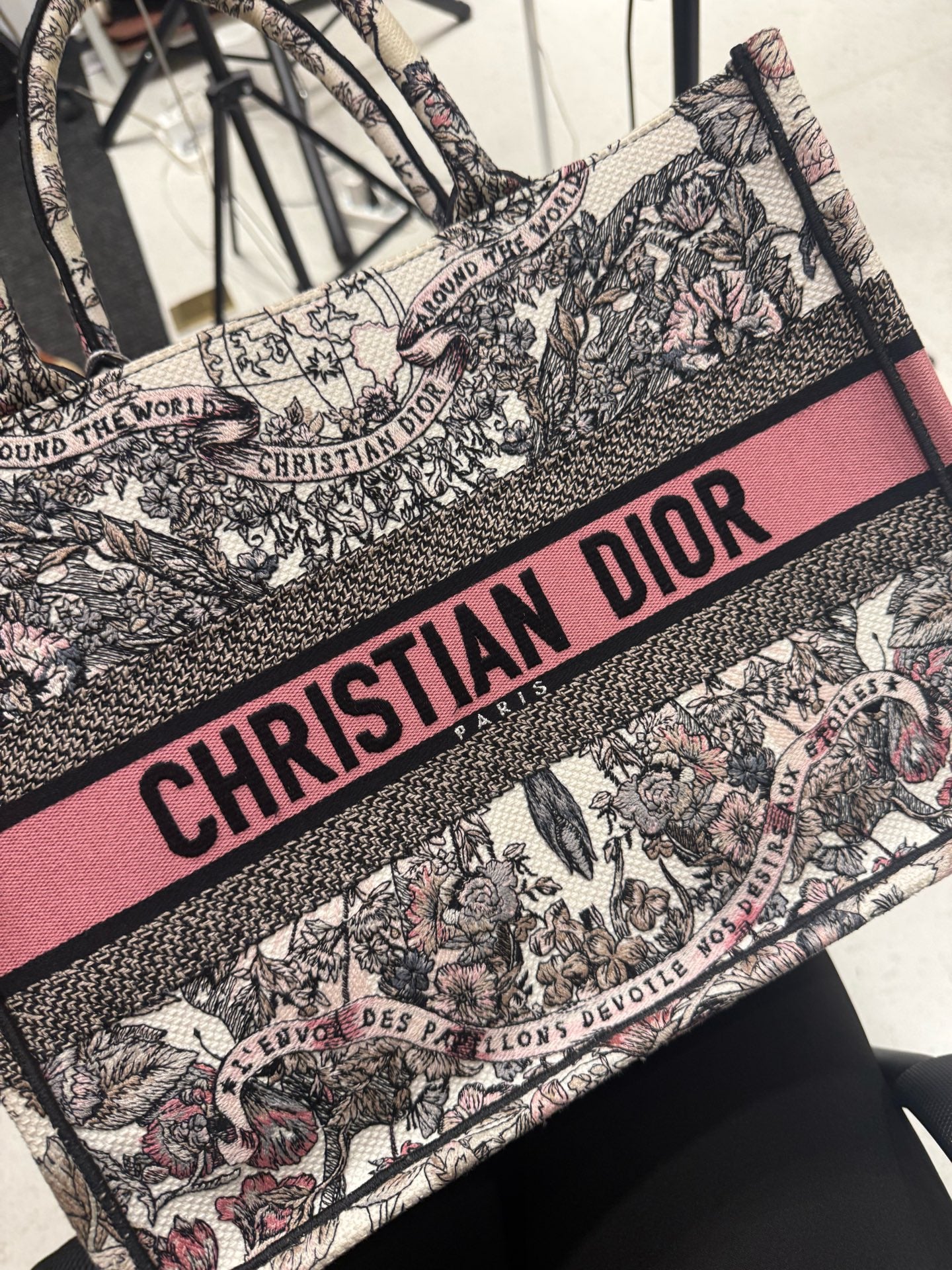 Dior Canvas Satchel