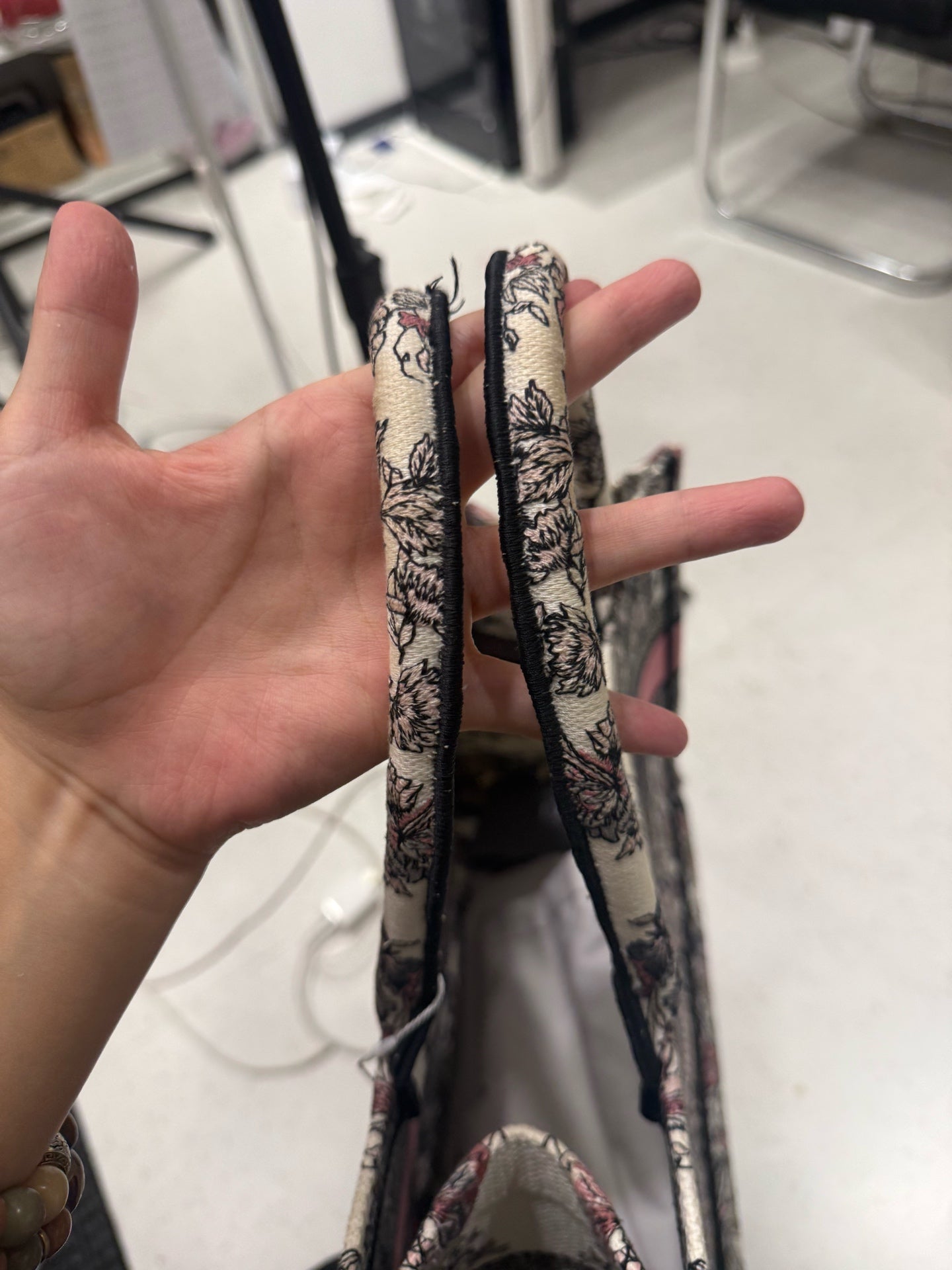 Dior Canvas Satchel