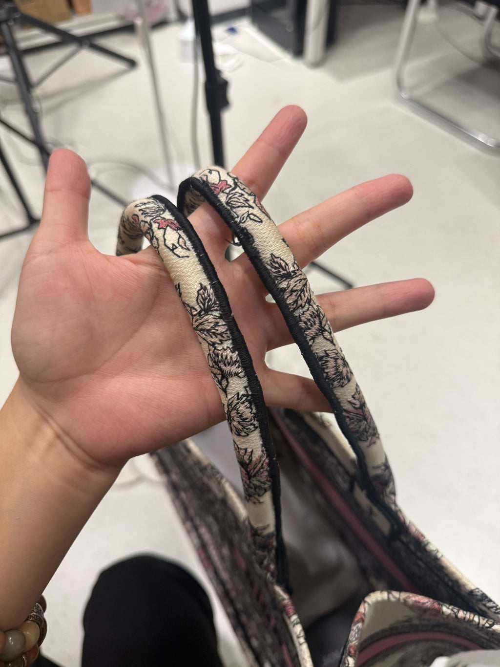 Dior Canvas Satchel