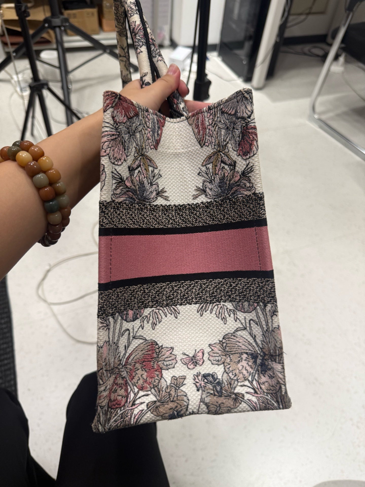 Dior Canvas Satchel