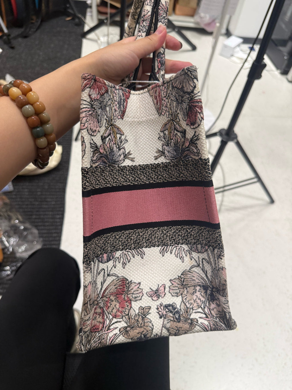 Dior Canvas Satchel