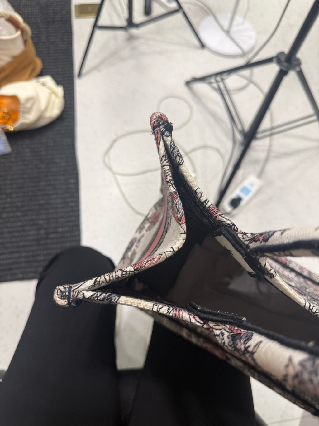 Dior Canvas Satchel