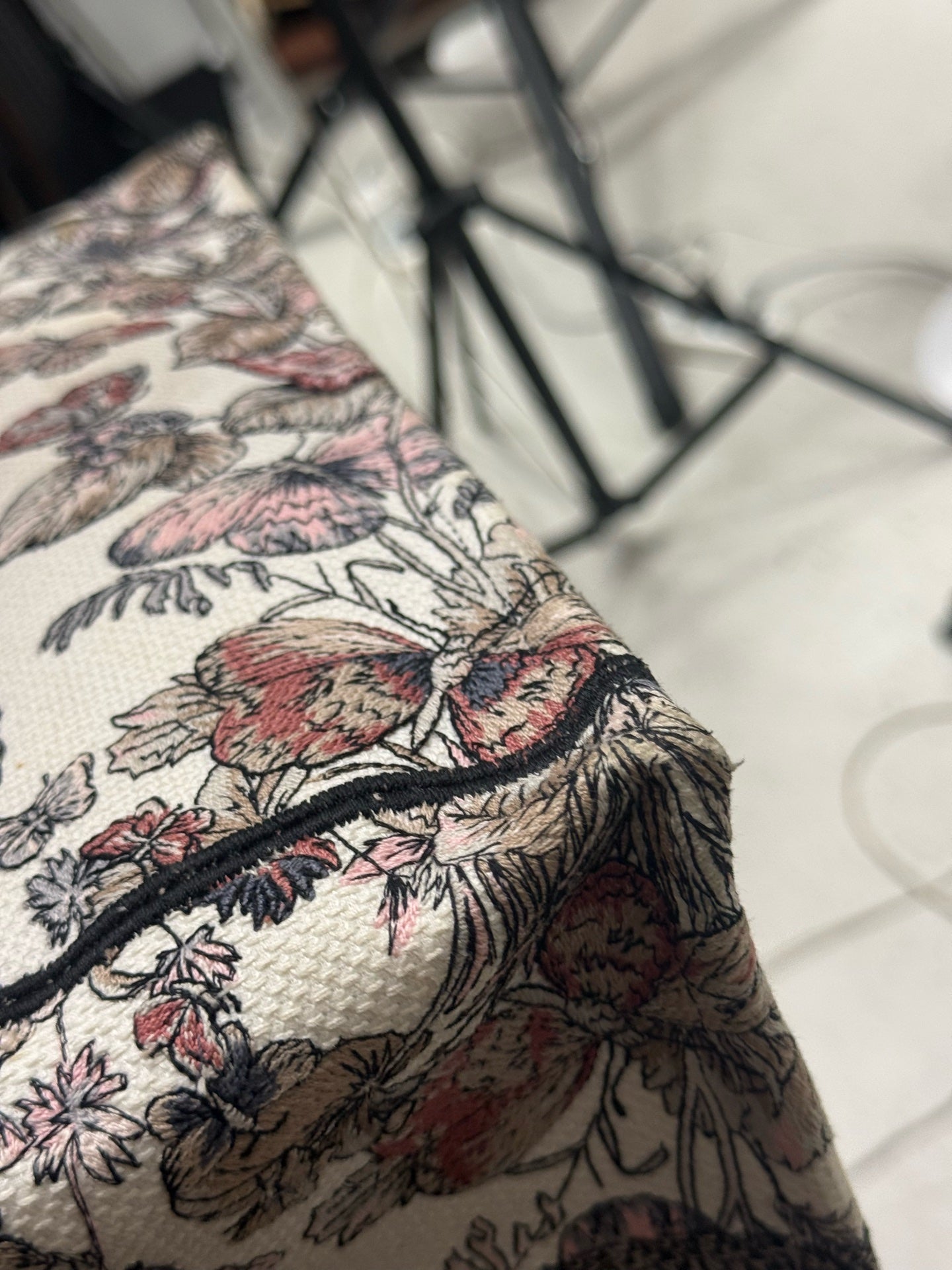 Dior Canvas Satchel
