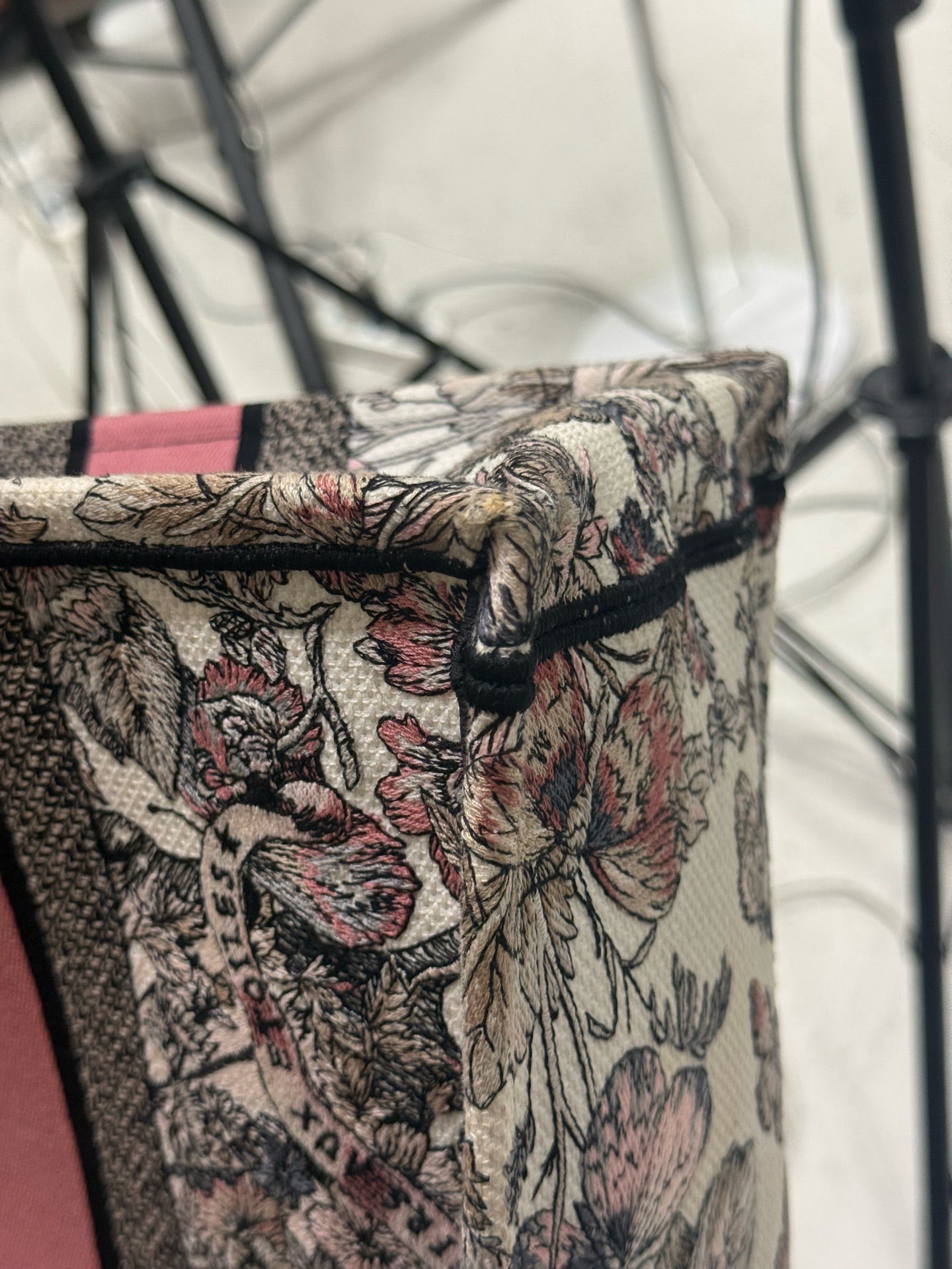 Dior Canvas Satchel