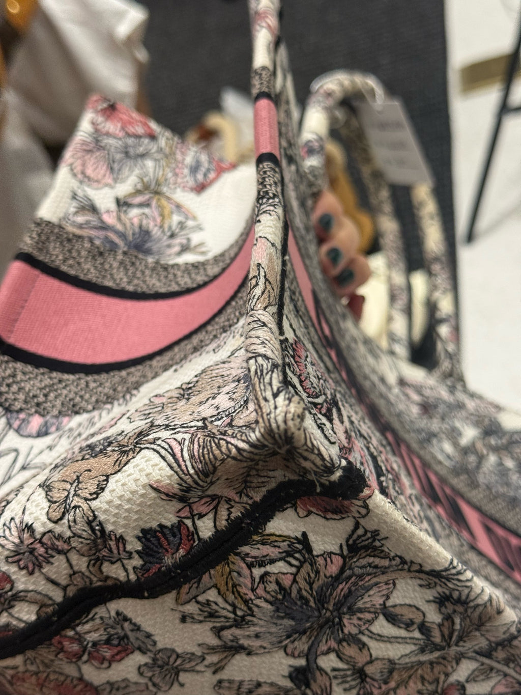 Dior Canvas Satchel