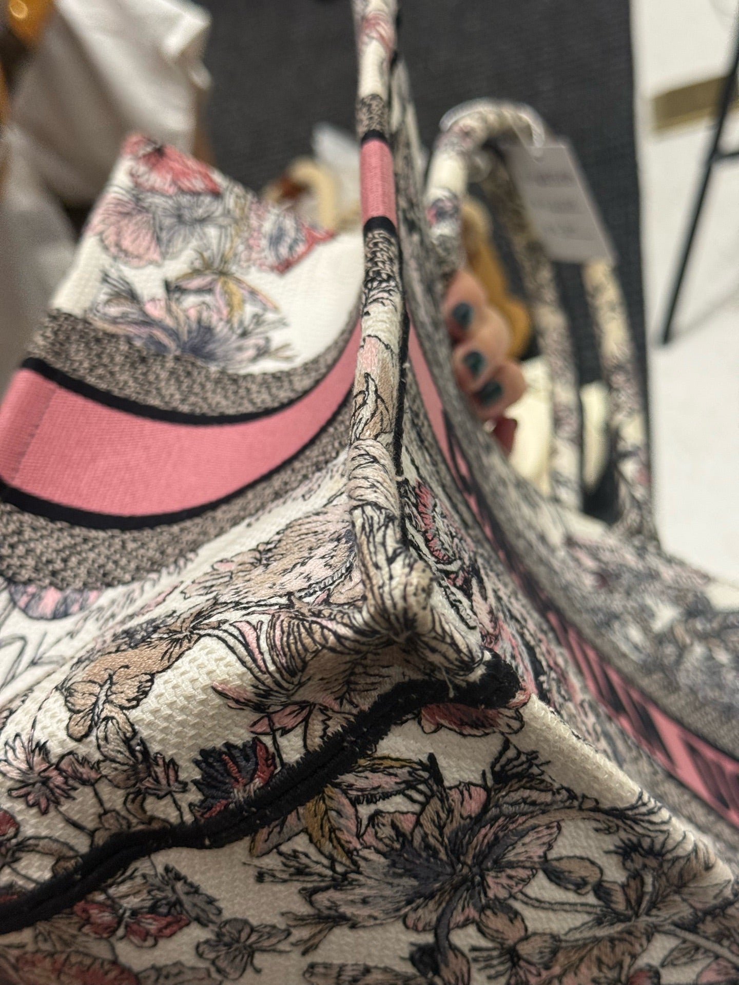 Dior Canvas Satchel
