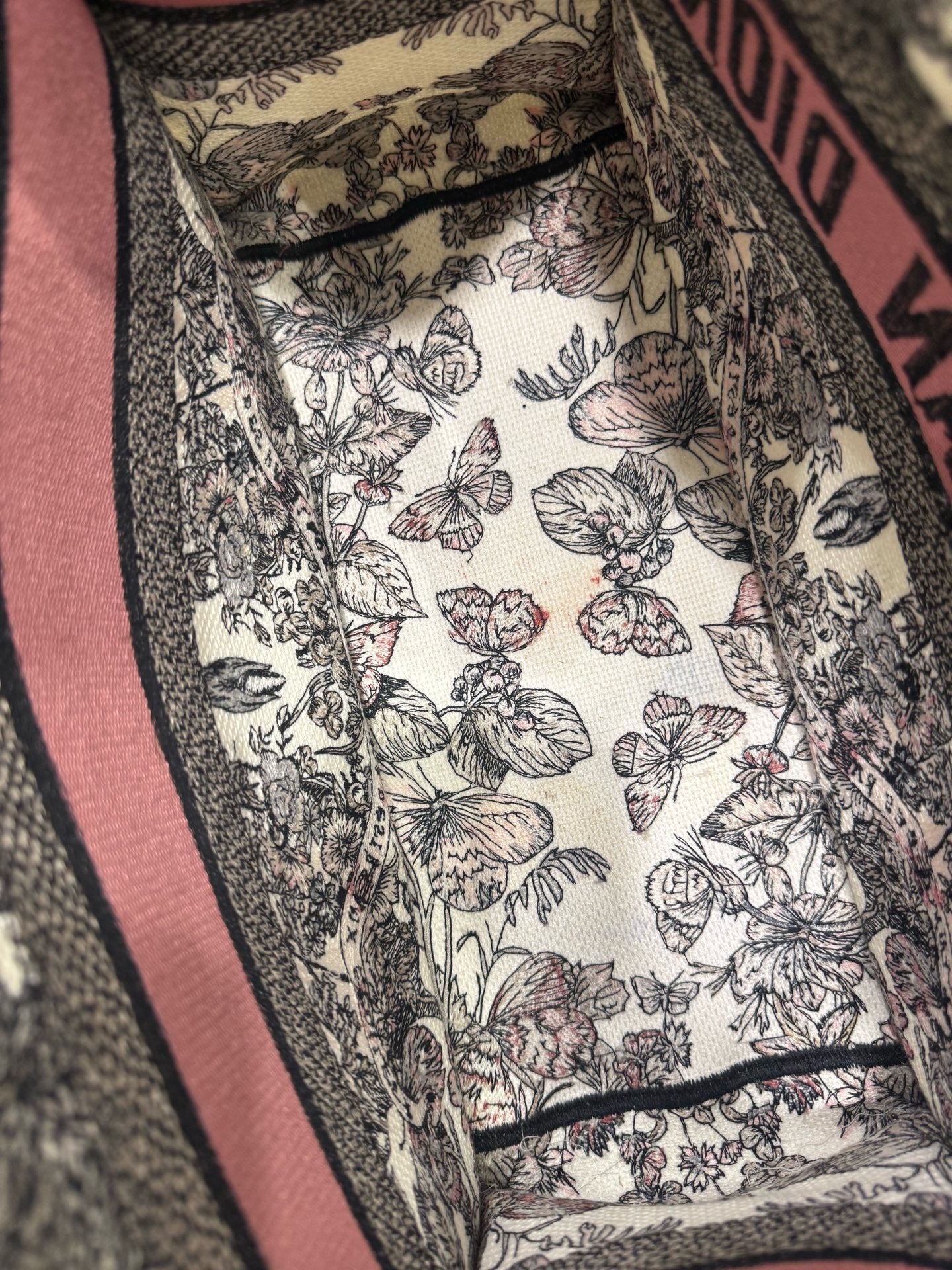 Dior Canvas Satchel