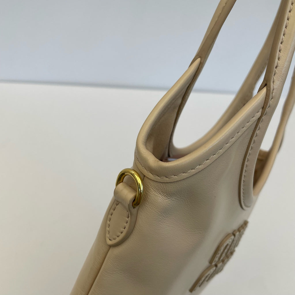 Miu Miu IVY Leather Handbag Leather 5BA281_2IEO_F0236_V_OLI