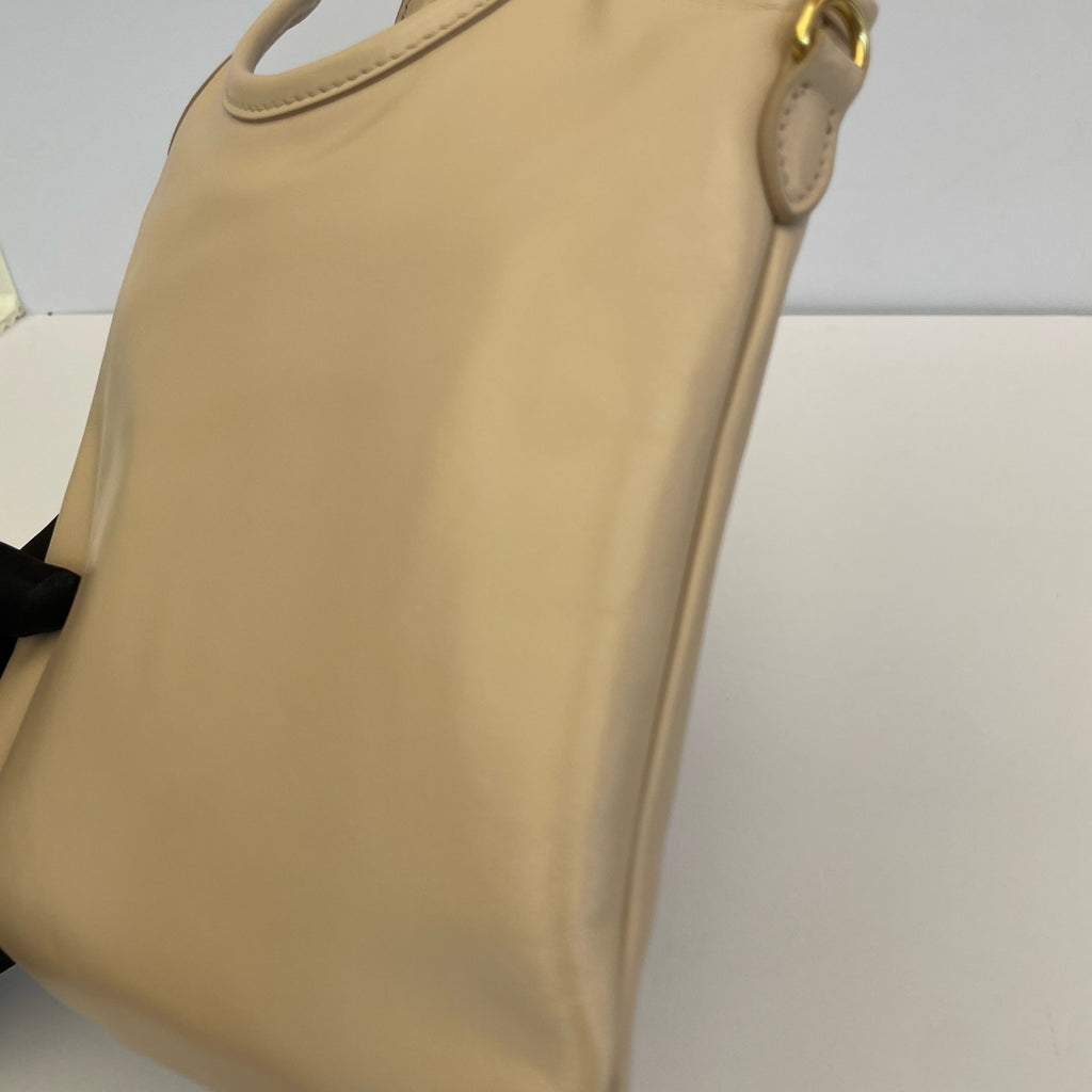 Miu Miu IVY Leather Handbag Leather 5BA281_2IEO_F0236_V_OLI