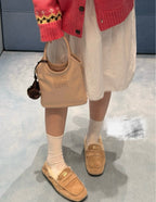 Miu Miu IVY Leather Handbag Leather 5BA281_2IEO_F0236_V_OLI