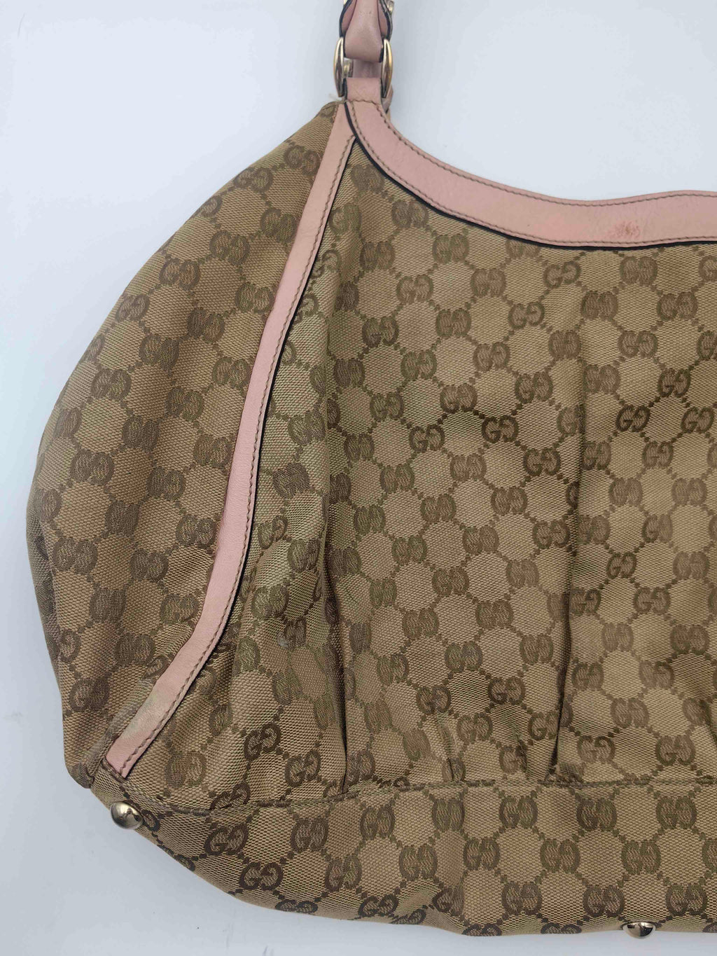 Gucci Leather Gold Shoulder Bag