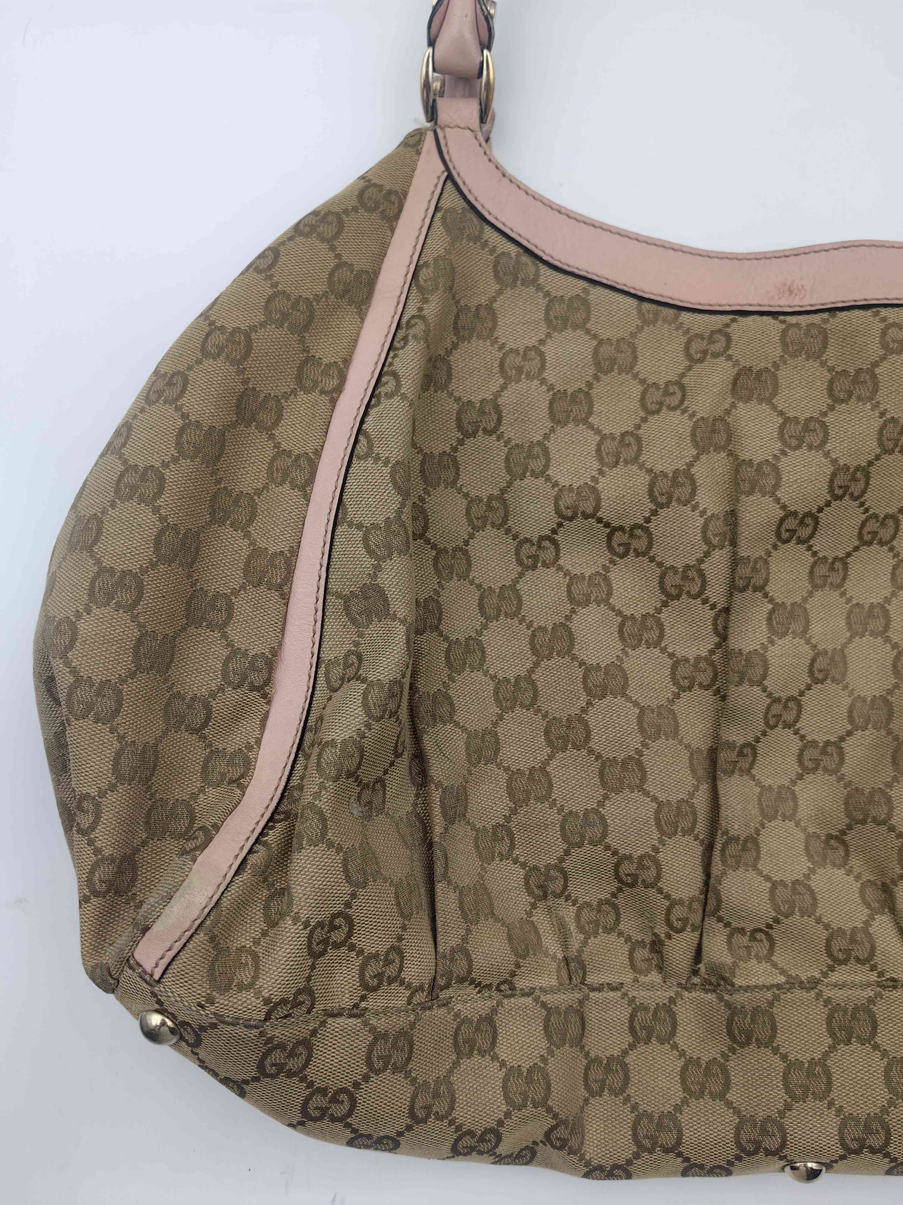 Gucci Leather Gold Shoulder Bag