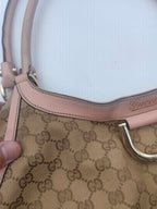 Gucci Leather Gold Shoulder Bag