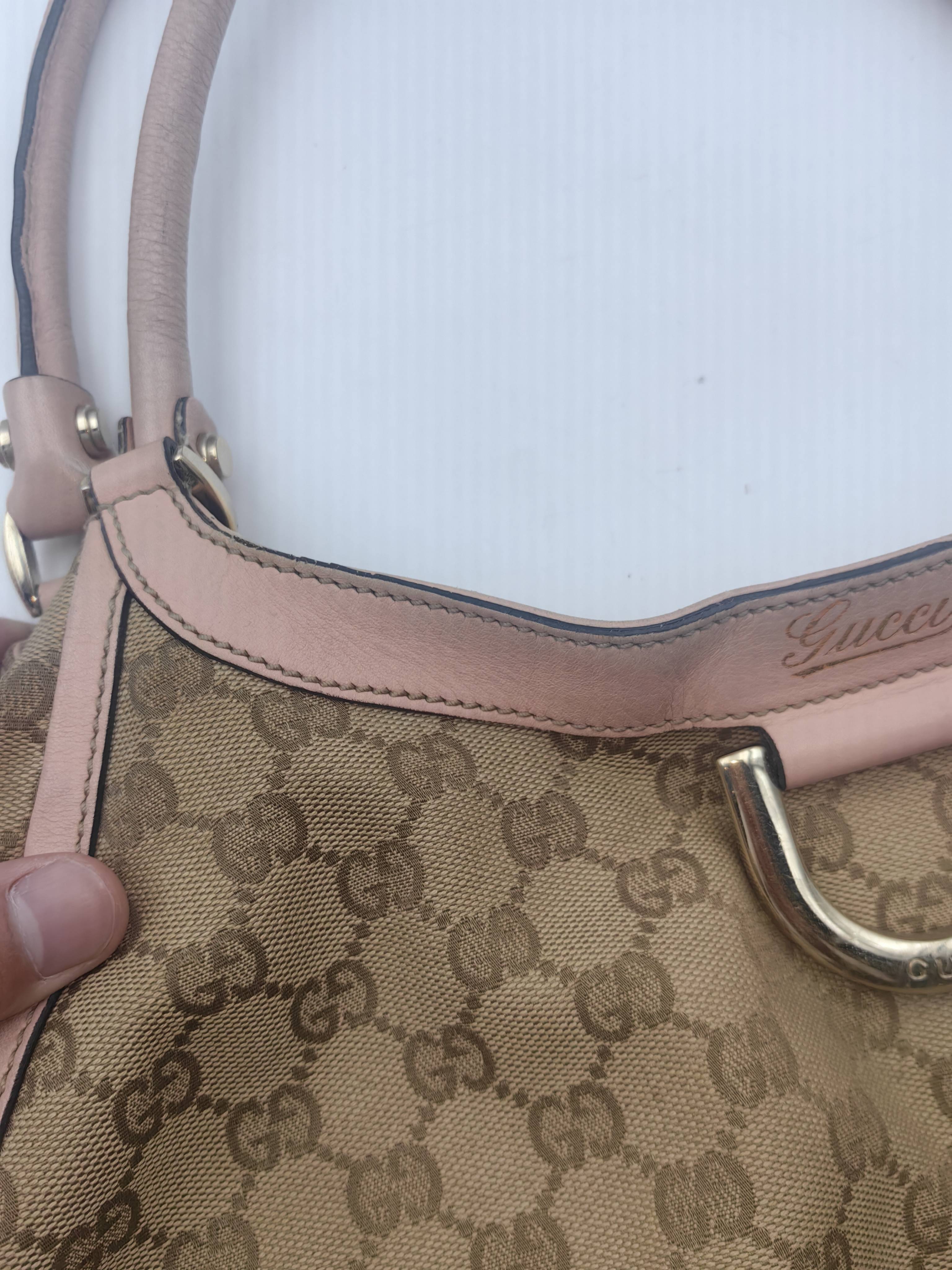 Gucci Leather Gold Shoulder Bag