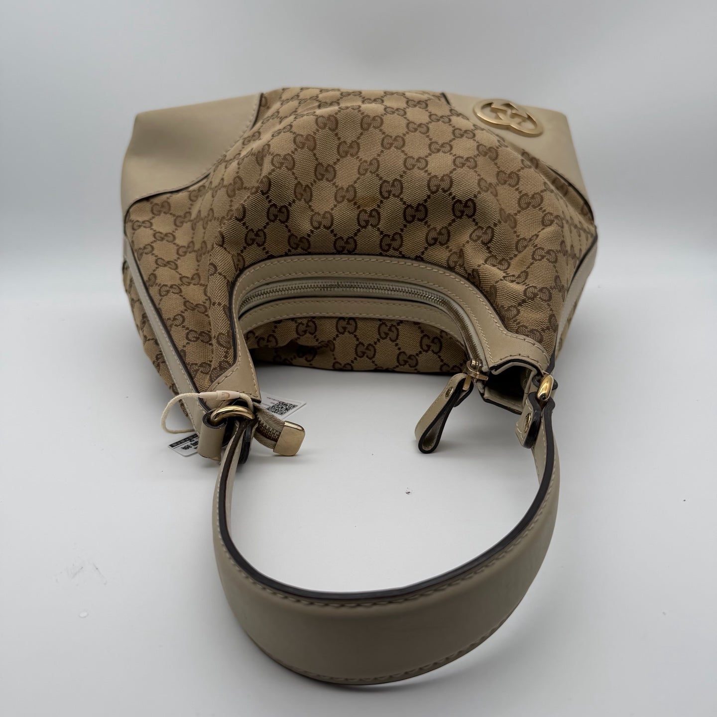 Gucci Canvas Beige Shoulder Bag