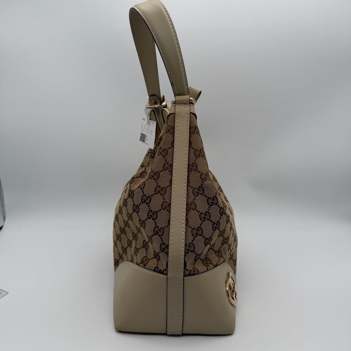 Gucci Canvas Beige Shoulder Bag