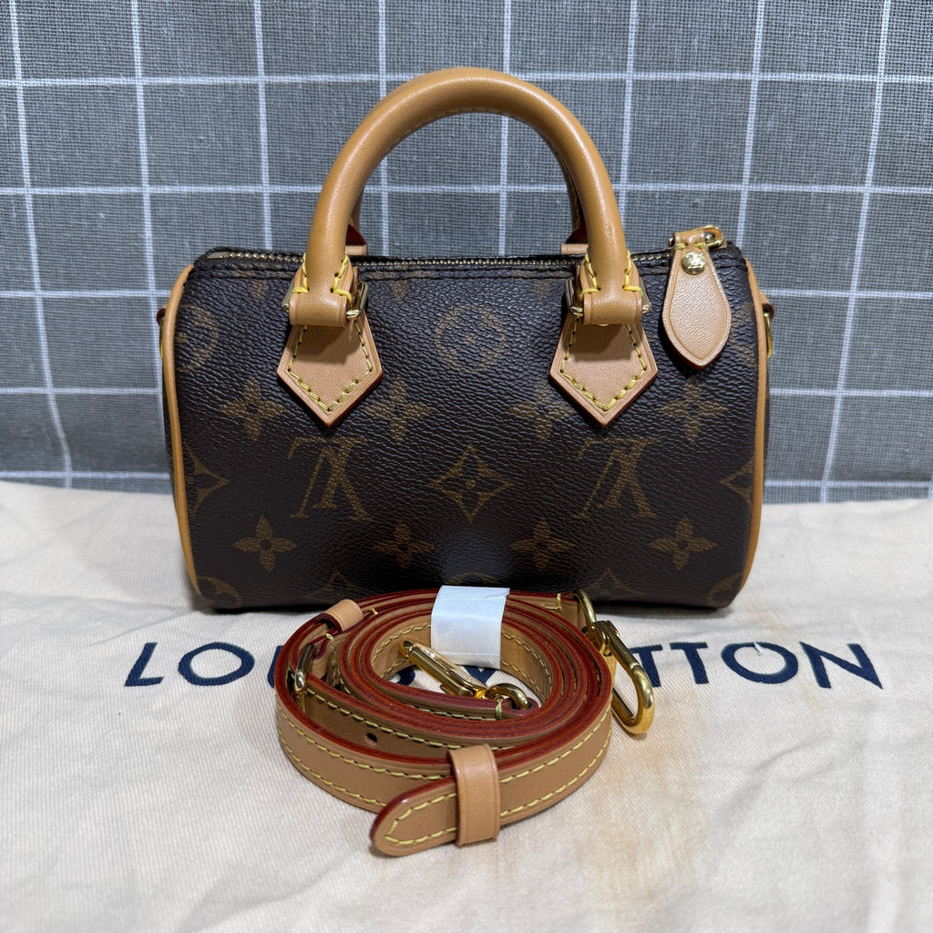 Louis Vuitton Nano Speedy Canvas M81085