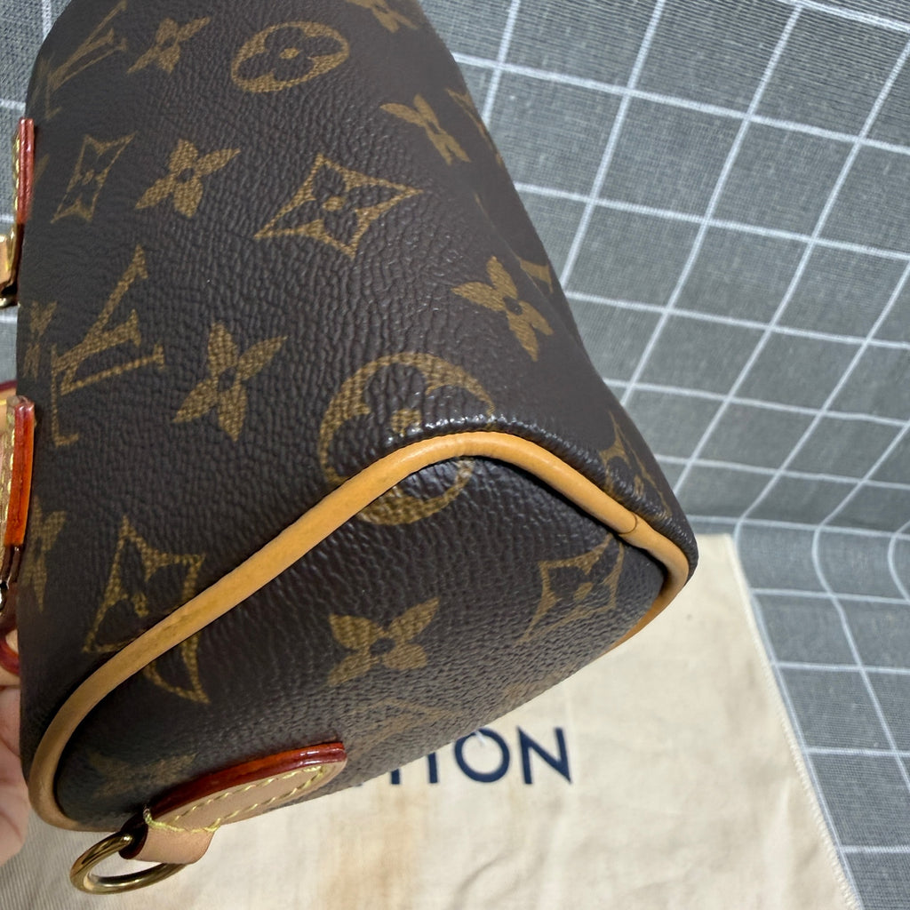 Louis Vuitton Nano Speedy Canvas M81085