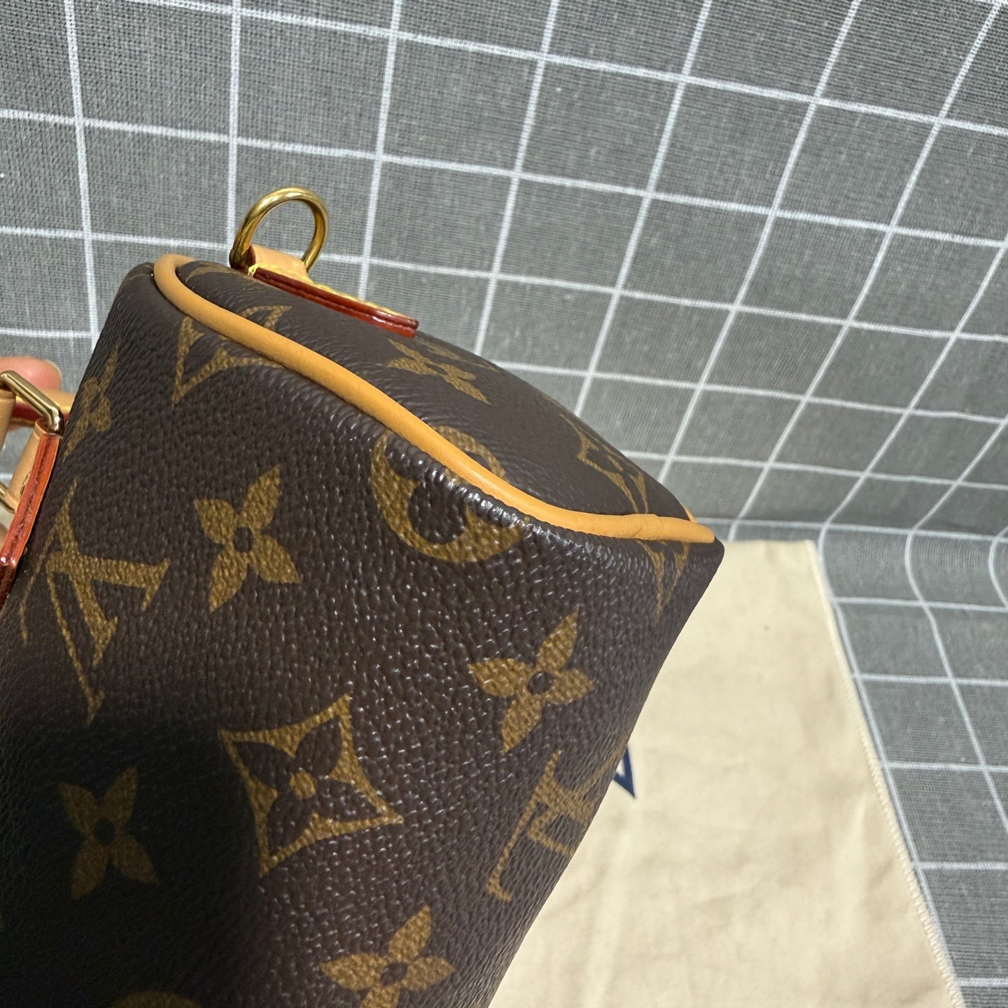 Louis Vuitton Nano Speedy Canvas M81085