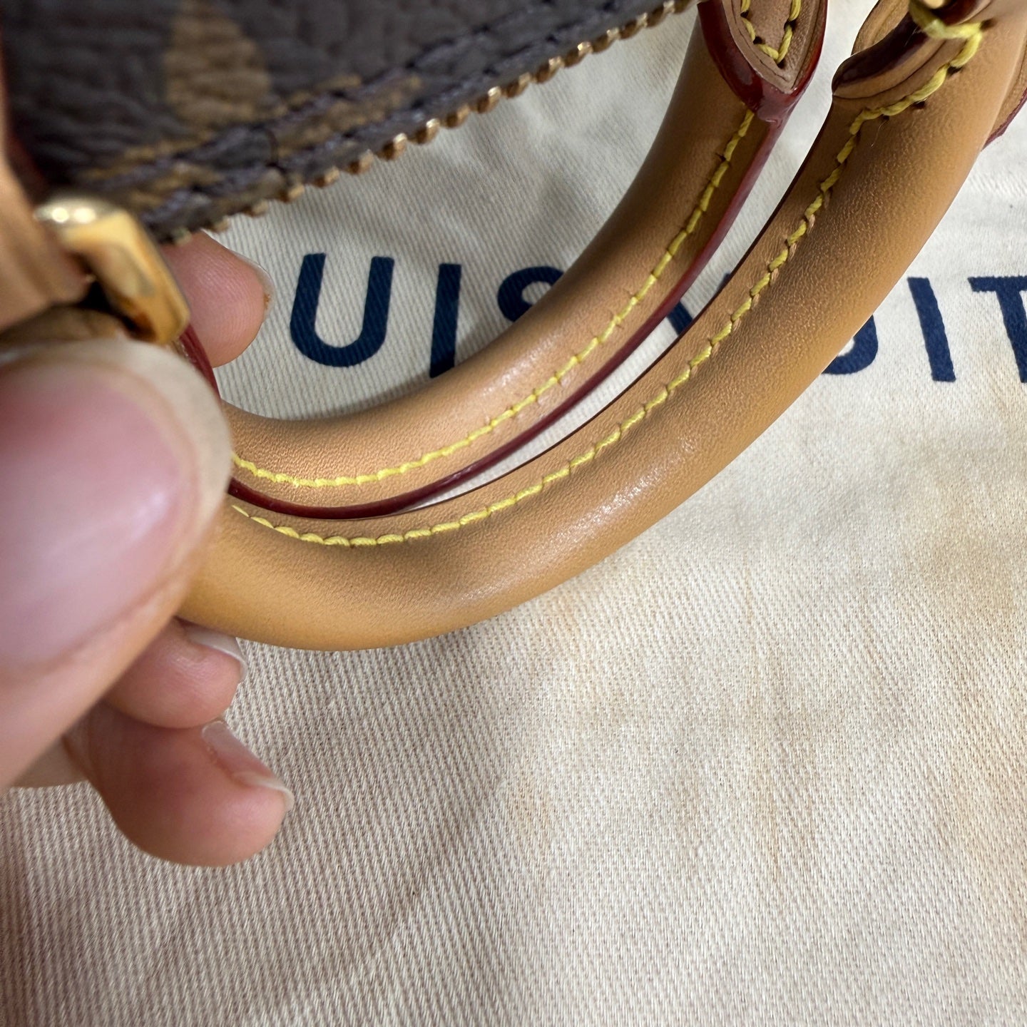 Louis Vuitton Nano Speedy Canvas M81085