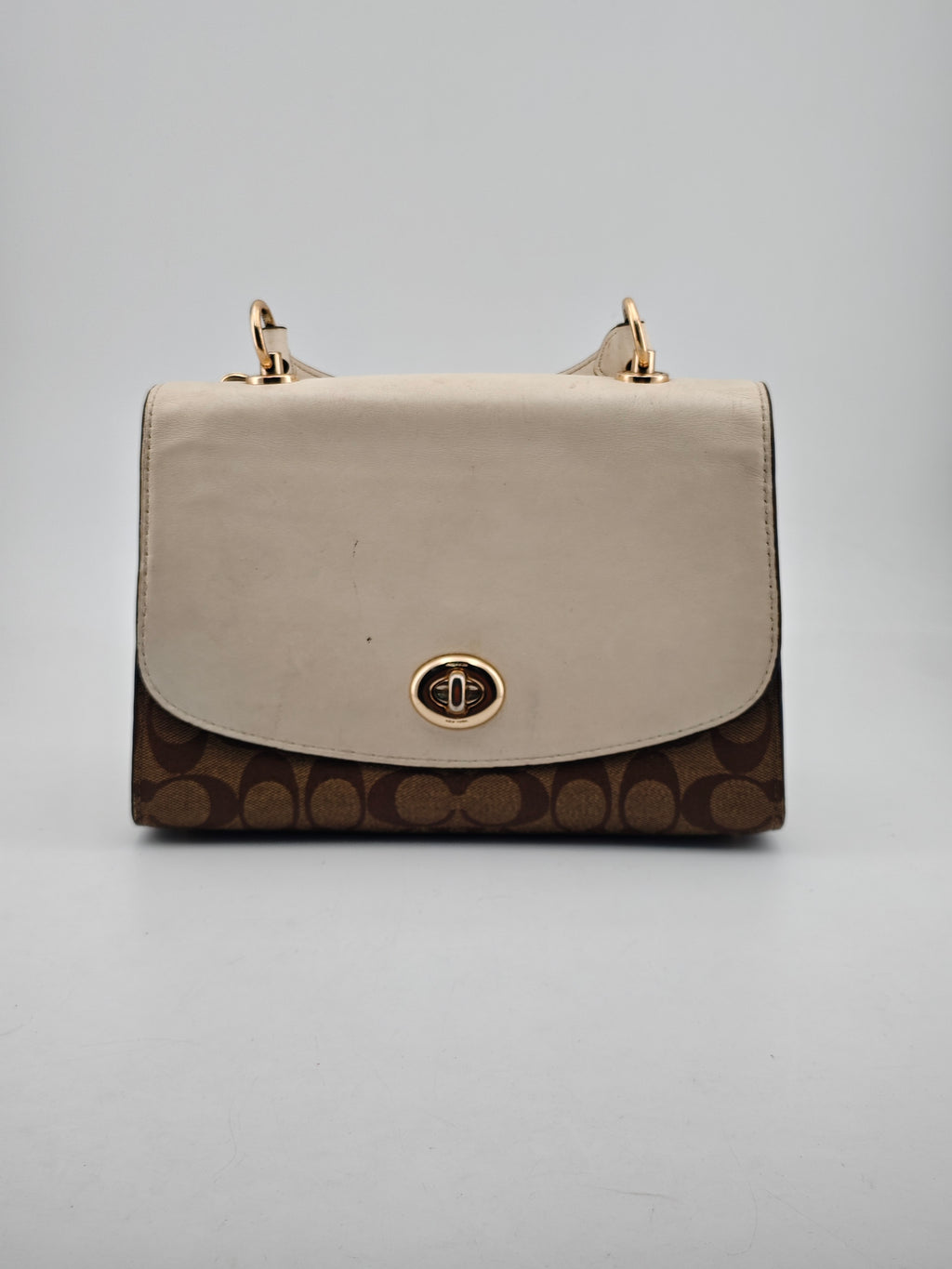 Coach White Satchel