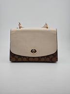 Coach White Satchel