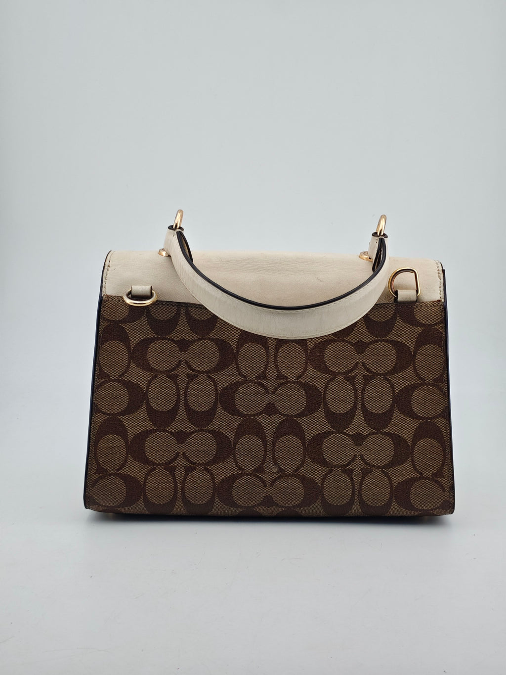 Coach White Satchel