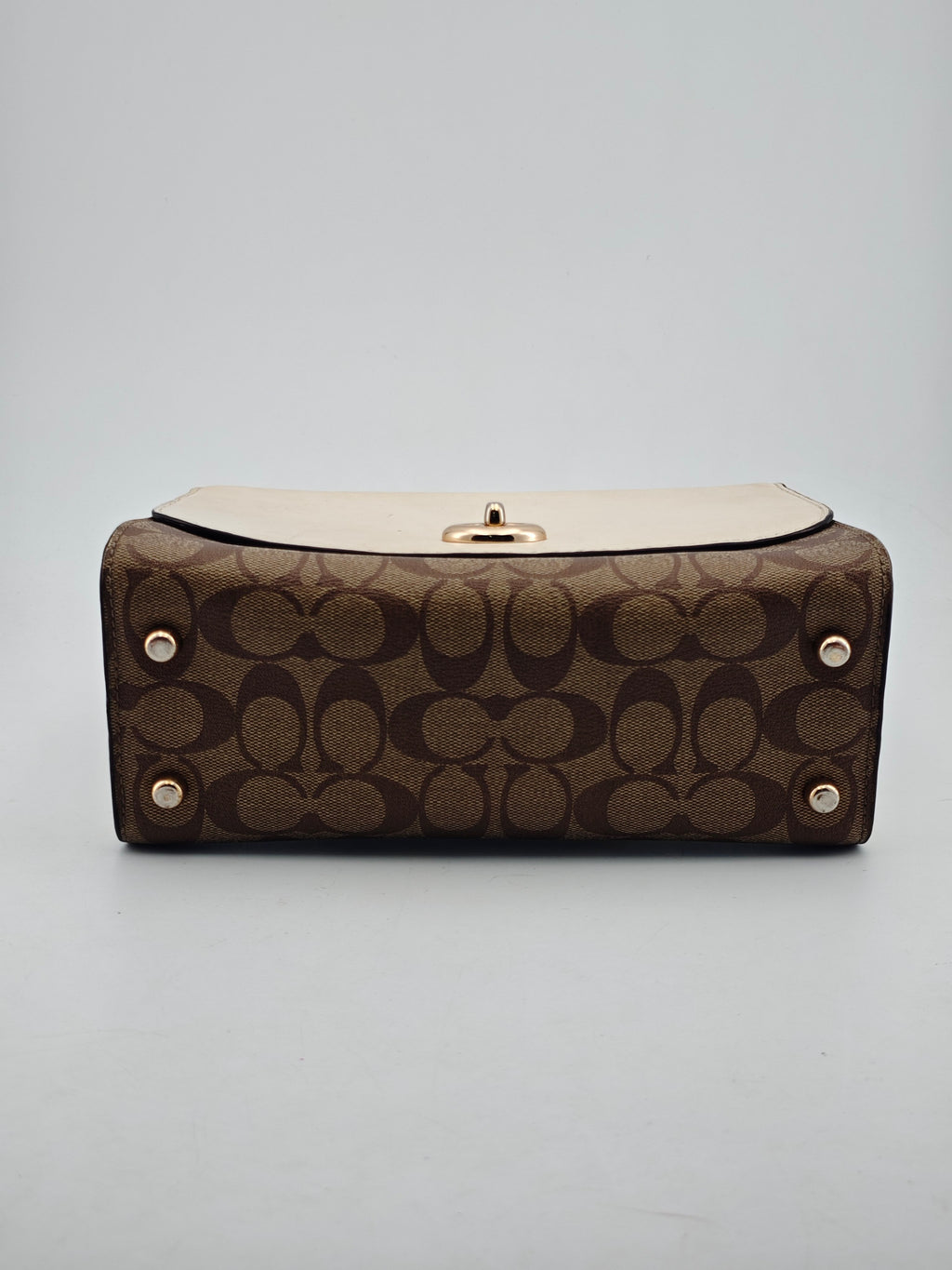 Coach White Satchel