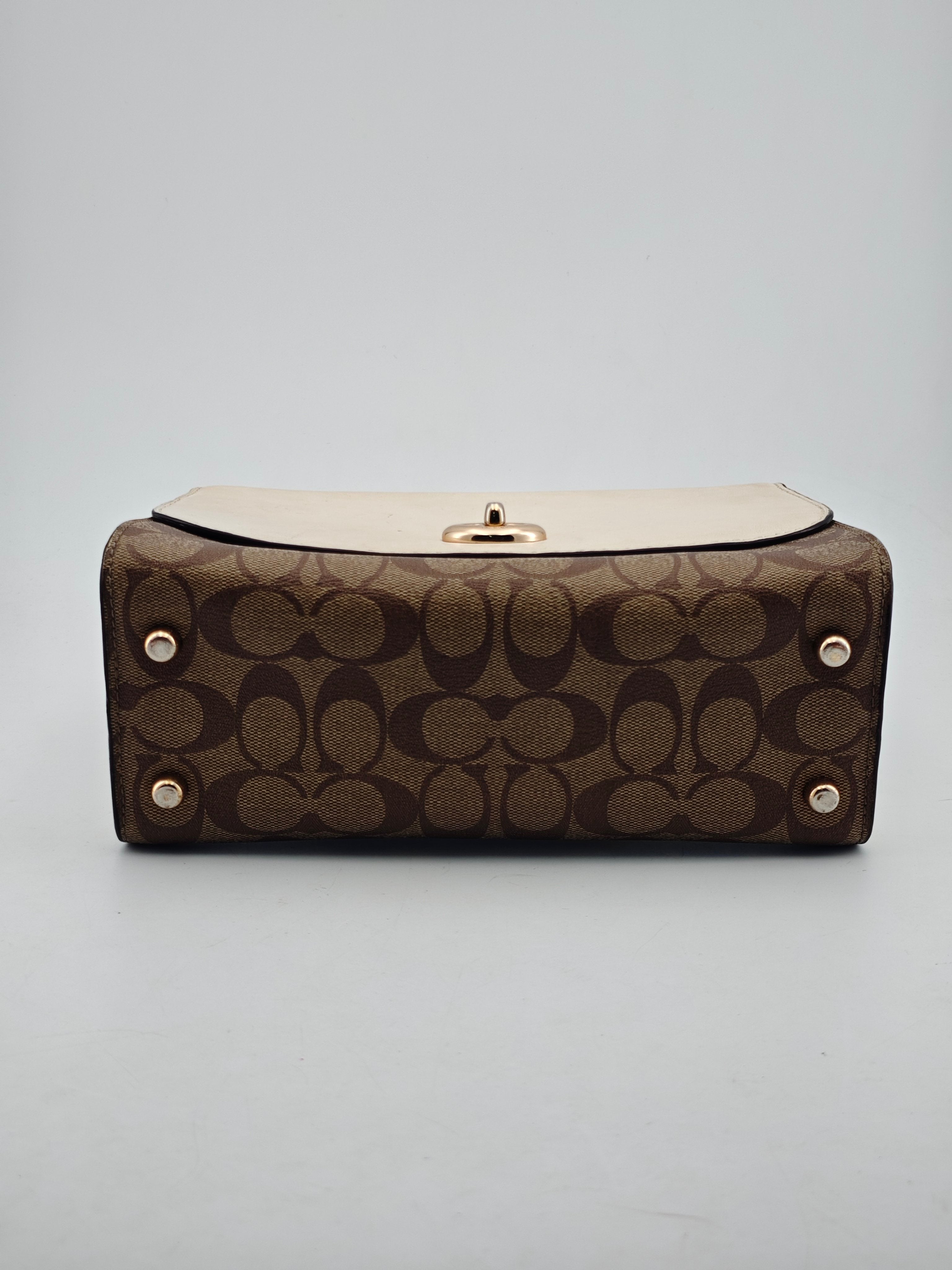 Coach White Satchel