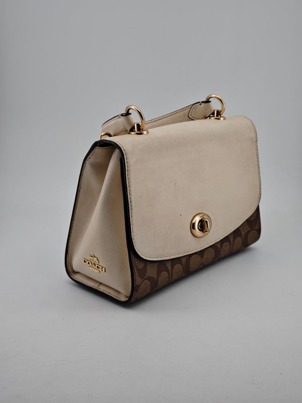 Coach White Satchel