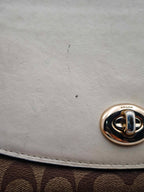 Coach White Satchel