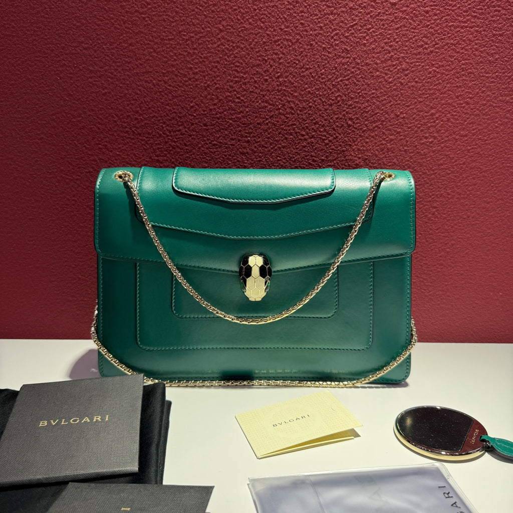 Bvlgari Serpenti Forever                                     Green Crossbody 283828