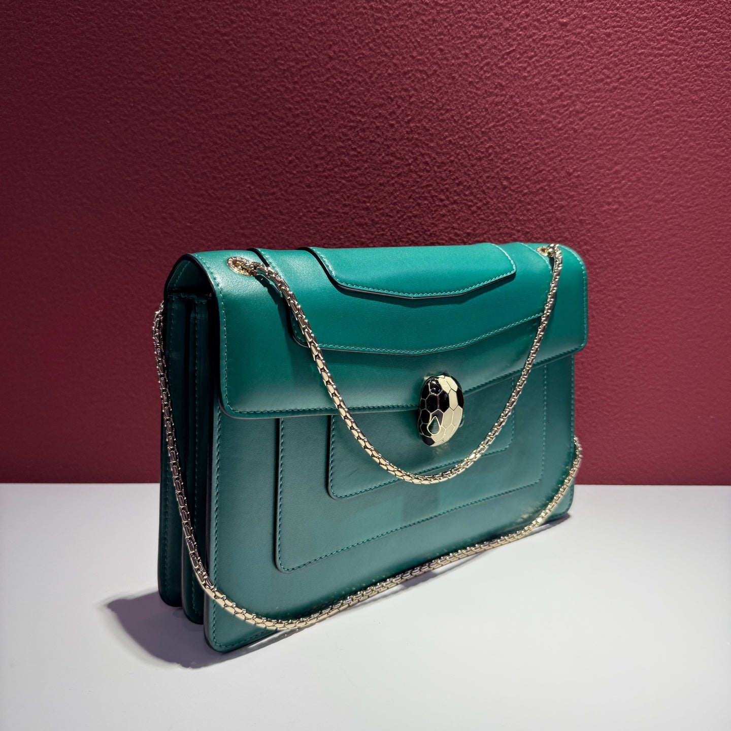 Bvlgari Serpenti Forever                                     Green Crossbody 283828