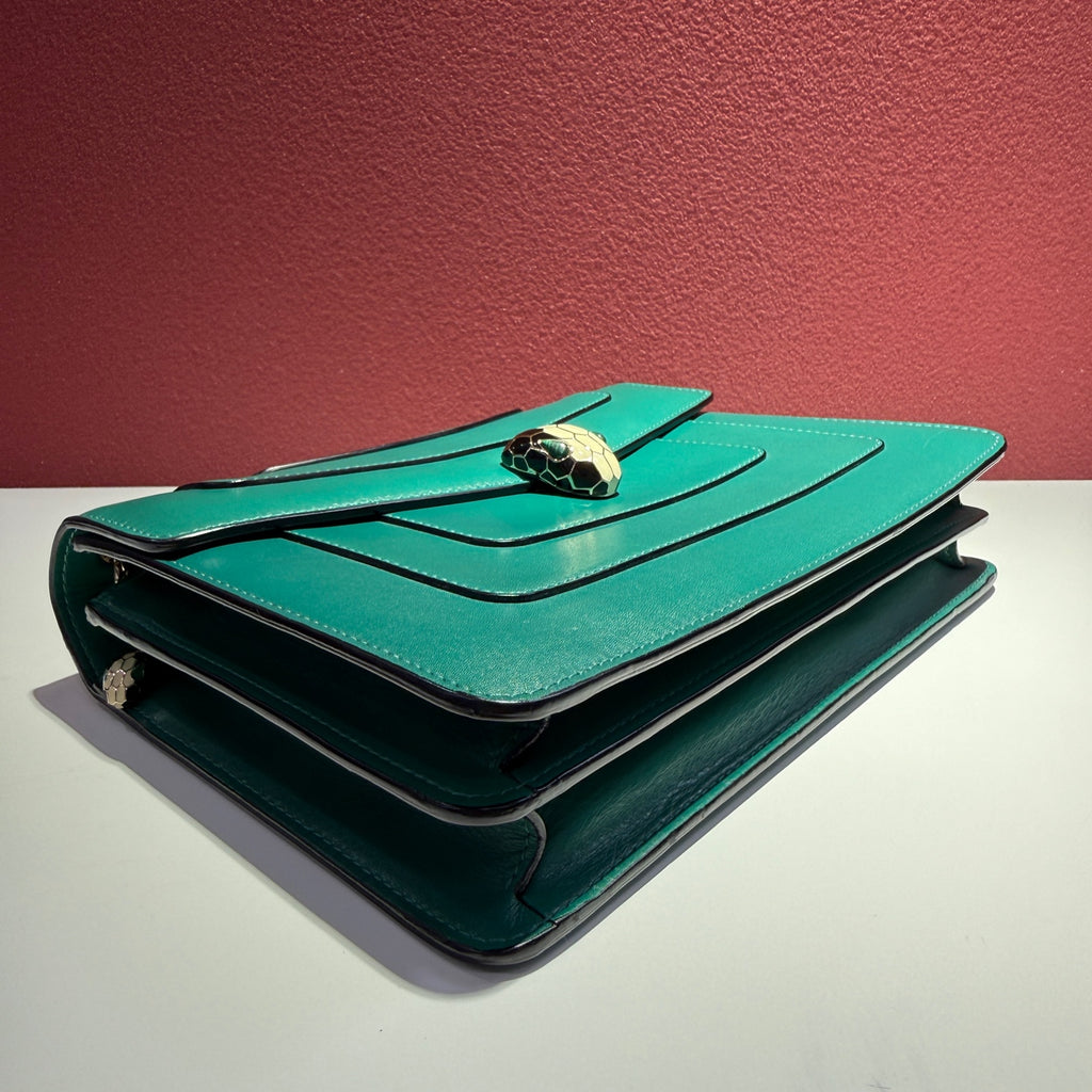 Bvlgari Serpenti Forever                                     Green Crossbody 283828