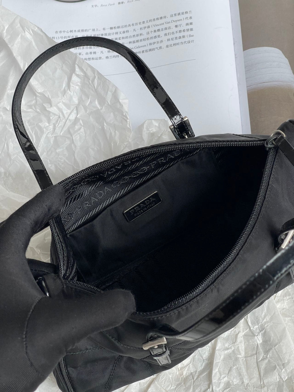 Prada Black Satchel