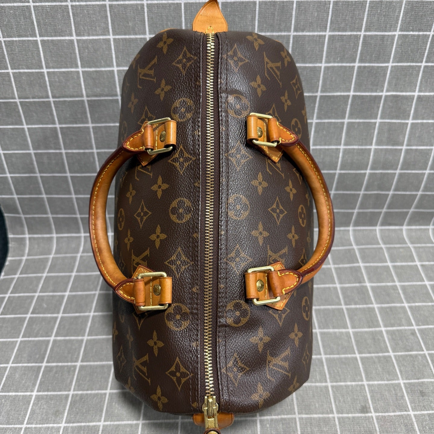 Louis Vuitton Canvas Brown Satchel