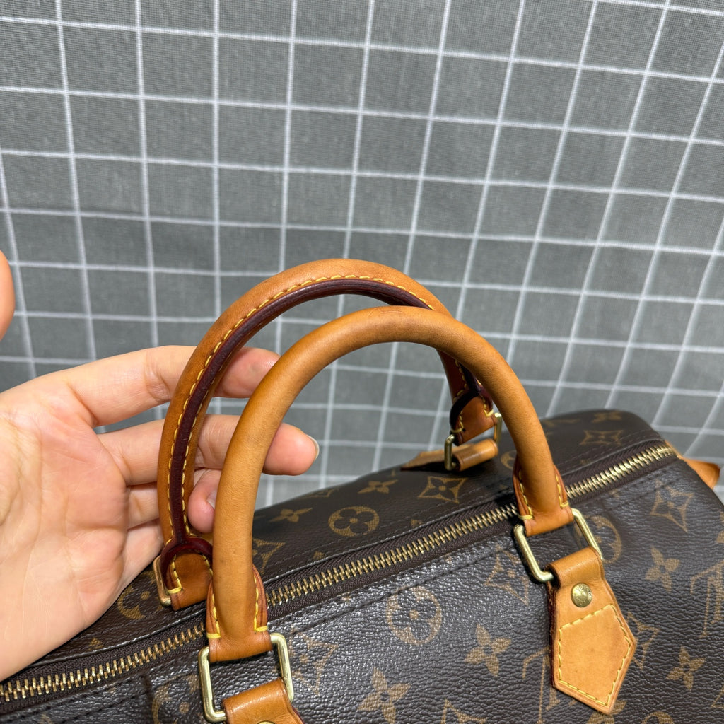 Louis Vuitton Canvas Brown Satchel