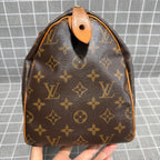 Louis Vuitton Canvas Brown Satchel