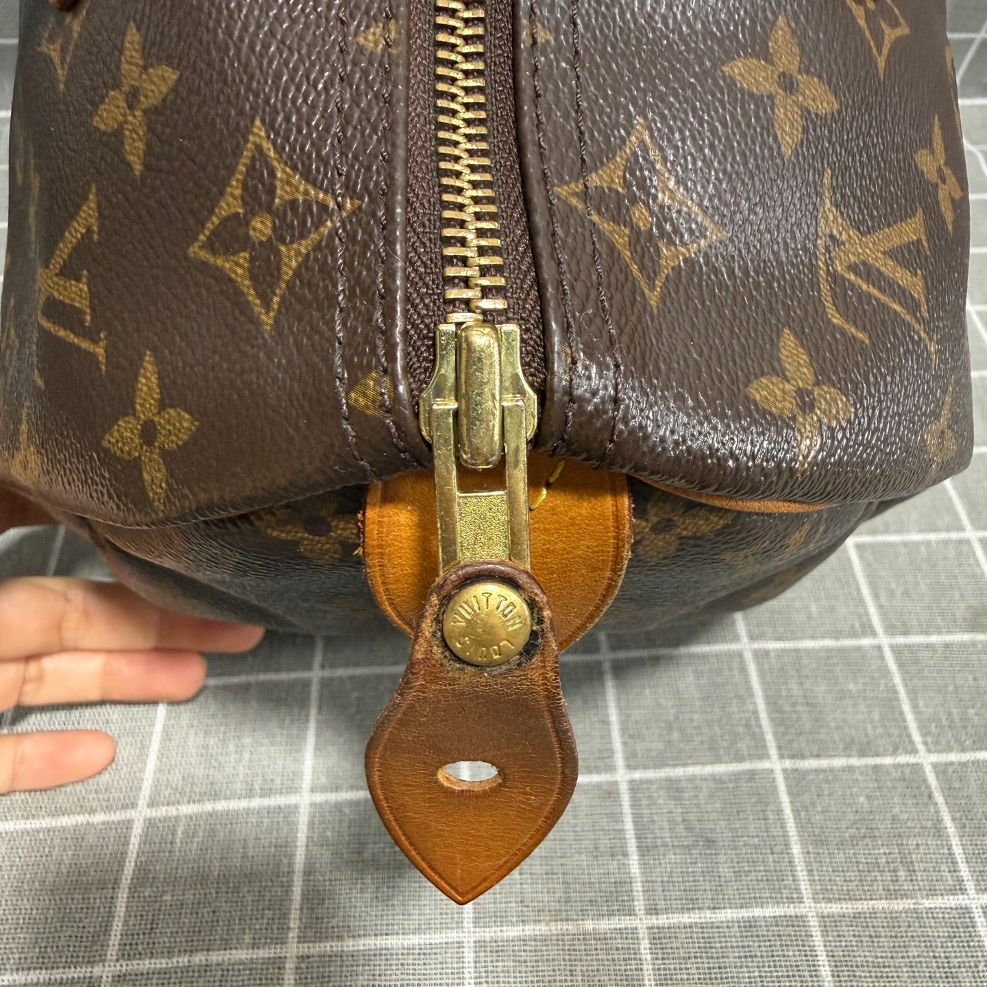 Louis Vuitton Canvas Brown Satchel