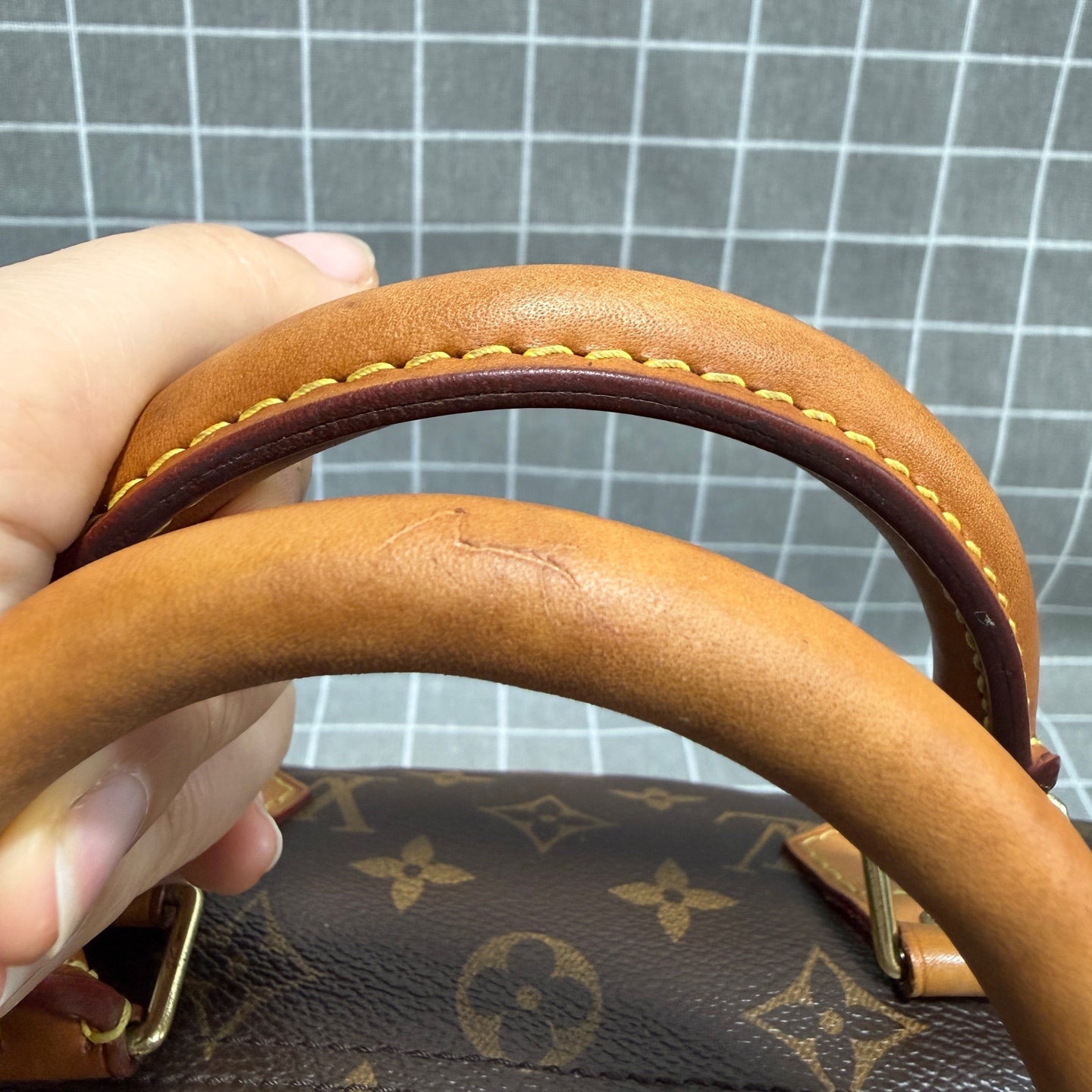 Louis Vuitton Canvas Brown Satchel