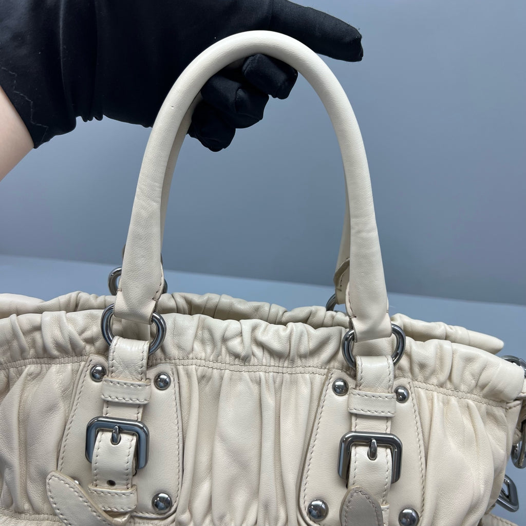 Prada White Satchel