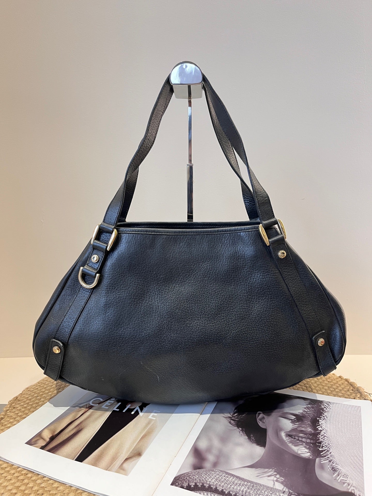 Gucci Leather Black Satchel