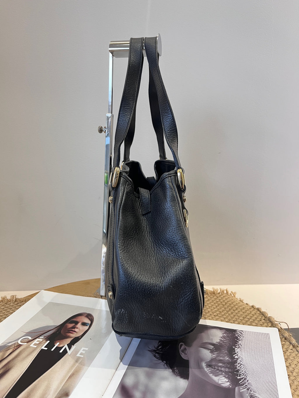 Gucci Leather Black Satchel