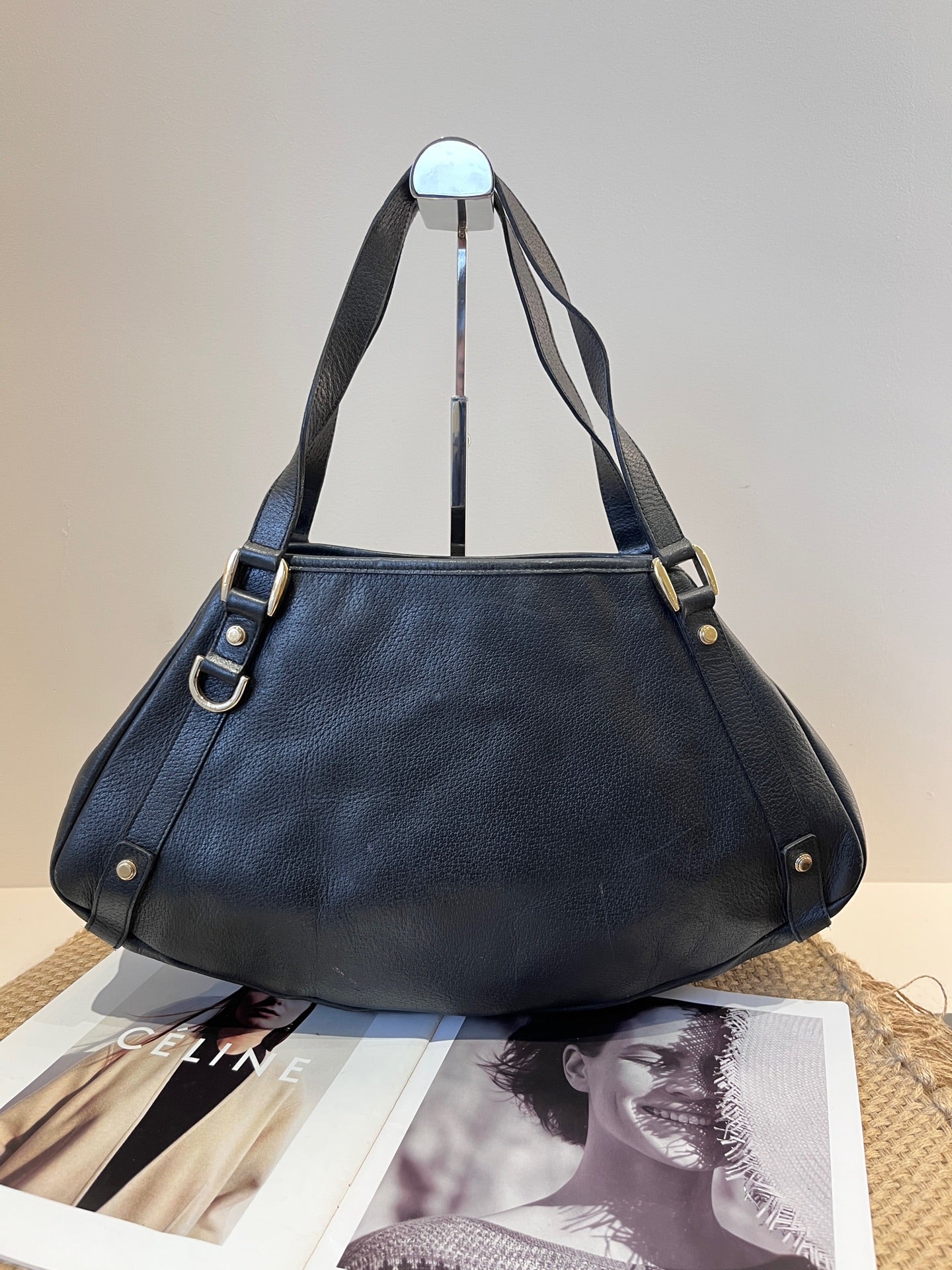 Gucci Leather Black Satchel