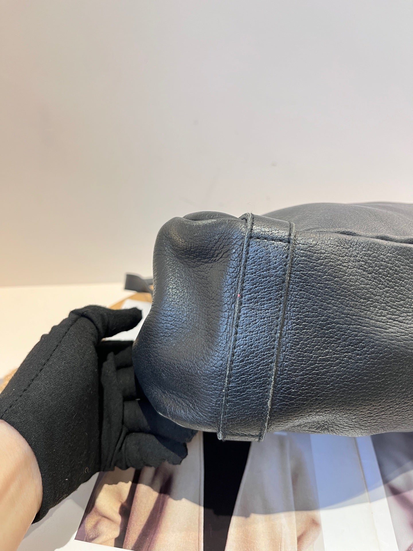 Gucci Leather Black Satchel